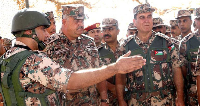 Ürdün Topçu Birlikleri ABD ile ortak askeri tatbikat yaptı