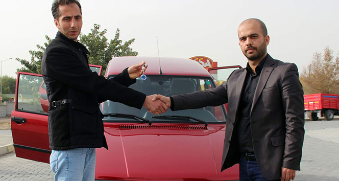 50 Bin TL’lik 2002 model Tofaş marka otomobil Trabzon’a geldi