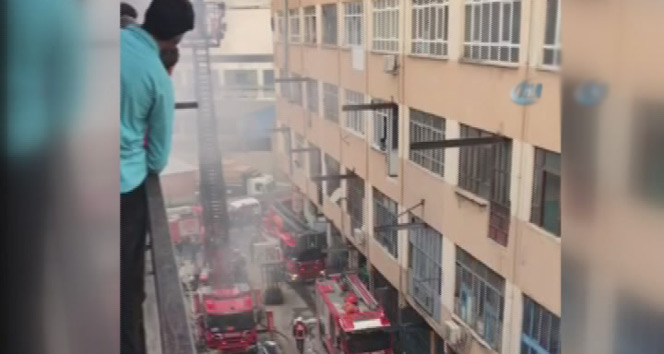 İstanbul Bayrampaşa’da korkutan yangın
