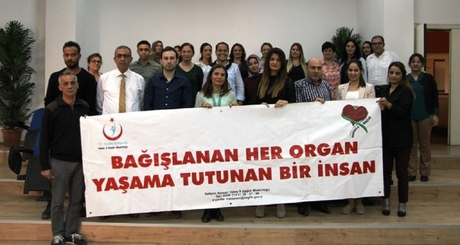 Belediye çalışanlarına organ bağışı semineri