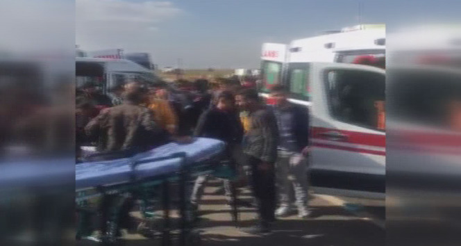 Mardin&#039;de öğrenci servisi ile otomobil çarpıştı: 1’i ağır 11 yaralı
