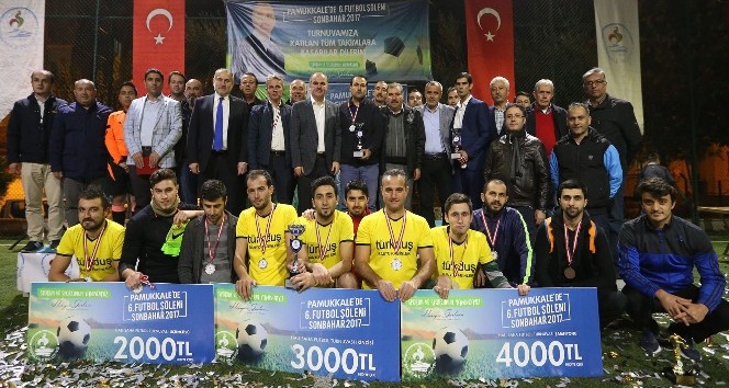 Pamukkale futbol turnuvası sona erdi