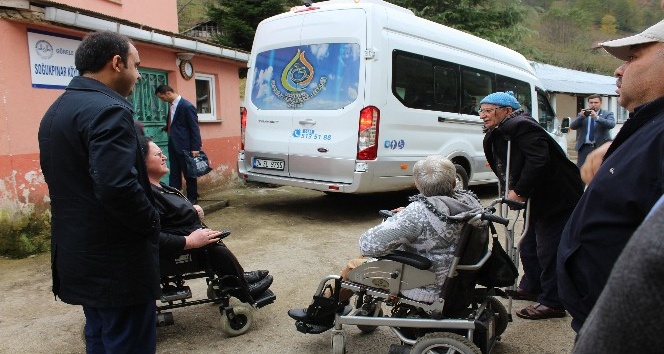 Görele Kaymakamı Ermiş’ten engelli ve yaşlılara ziyaret