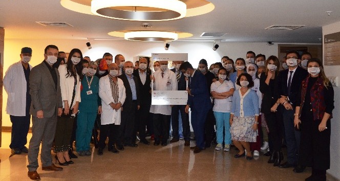1200 kişilik hastane personelinden donör bağışı