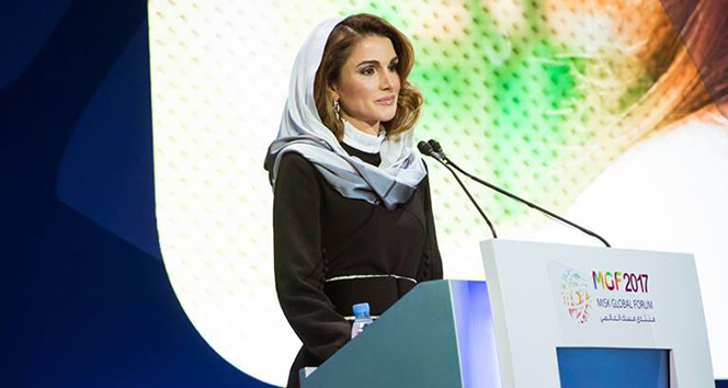 Ürdün Kraliçesi Rania el-Abdullah: &#039;İhtiyacımız olan şey kalbi olan bir teknoloji&#039;
