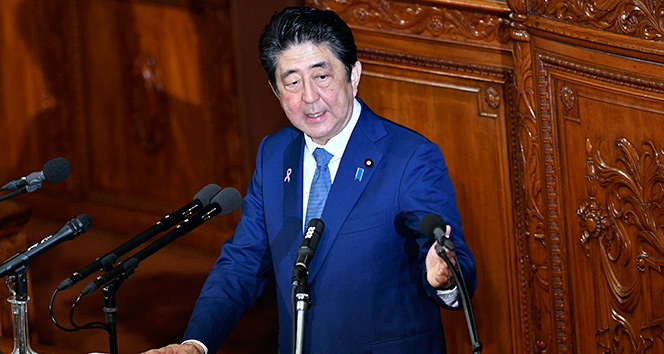 Başbakan Abe Japon savunma sistemini güçlendirme sözü verdi