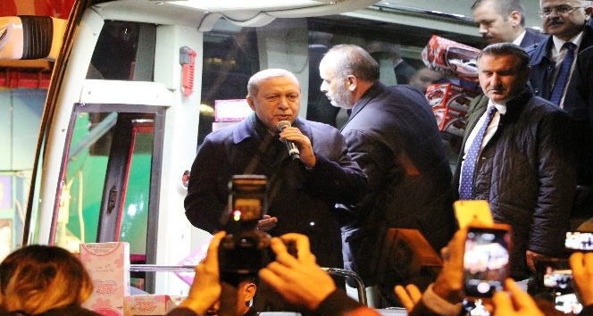 Cumhurbaşkanı Erdoğan baba ocağı Güneysu’dan 2019 seçimleri için mesaj verdi