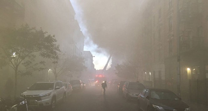 New York&#039;ta dev yangın!