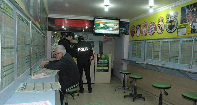 Kahramanmaraş’ta yasa dışı 'bahis-2' huzur operasyonu