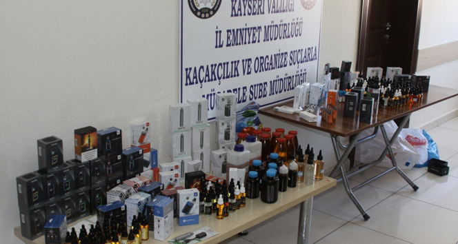 Kayseri&#039;de elektronik sigara ve kaçak sigara operasyonu: 7 gözaltı