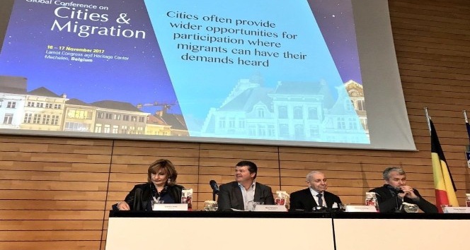 Başkan Erkoç, Belçika’da &quot;Şehirler ve Küresel Göç&quot; konferansına katıldı