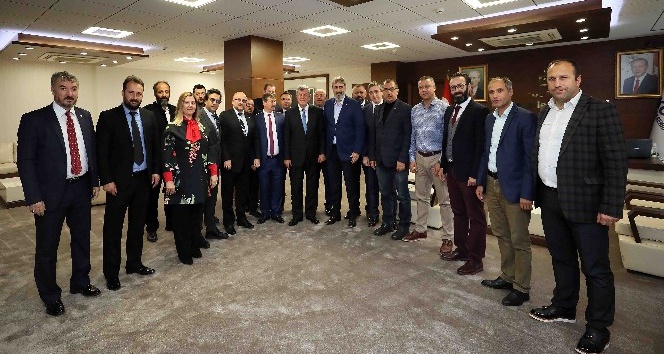 Başkan Karaosmanoğlu, KASKF başkanını konuk etti