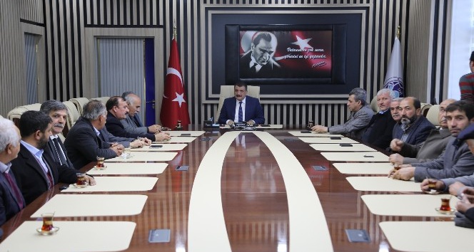 Muhtarlardan Başkan Gürkan’a ‘Hayırlı olsun’ ziyareti