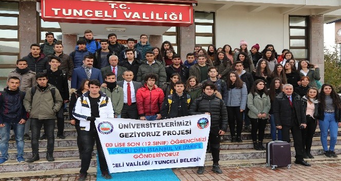 Tunceli’de 600 liseliye İstanbul, Ankara ve İzmir gezisi