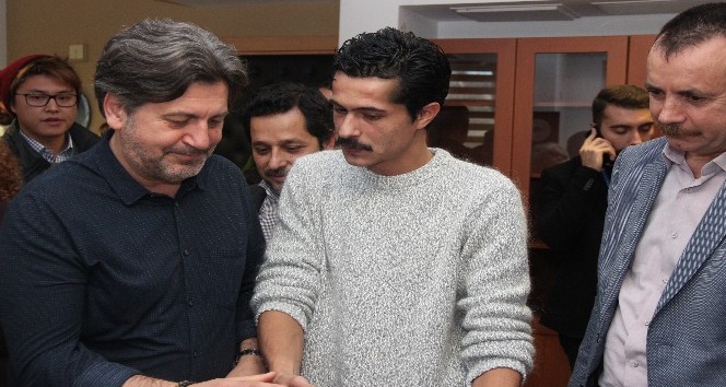 Ayla film ekibi İletişim Bilimleri Fakültesini ziyaret etti