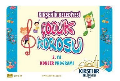 Belediye çocuk korosu yarın sahne alacak
