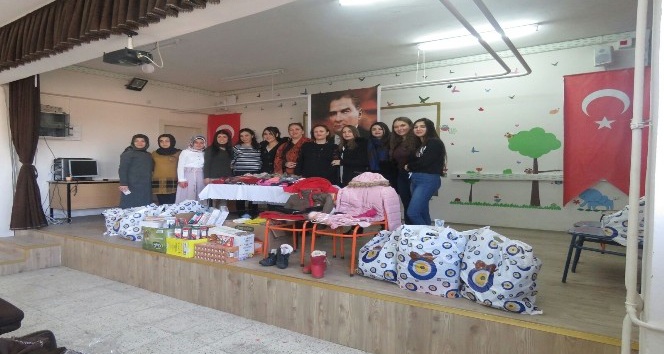 Kredi Yurtlar Kurumu İl Müdürlüğü Homurlu köyü ilköğretim okulunu ziyaret etti