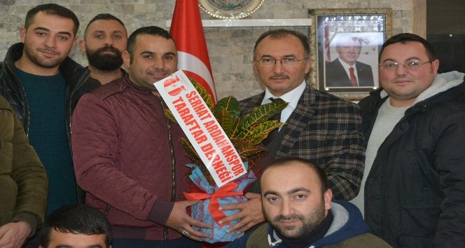 Serhat Ardahanspor Taraftar Derneği Başkan Köksoy’u ziyaret etti