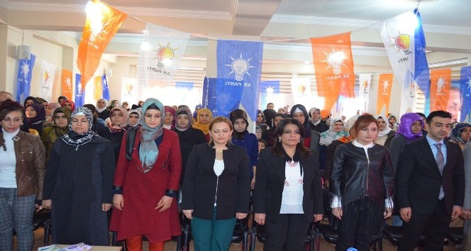 AK Parti Sason kadın kolları ilçe kongresi yapıldı