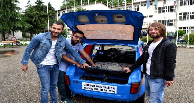 Hurda araçtan elektrikli otomobil ürettiler