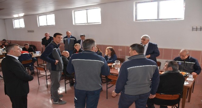Sorgun Belediye Başkanı Şimşek madencilerle buluştu