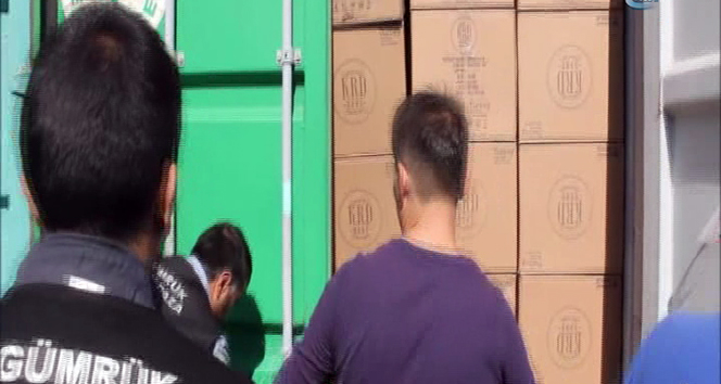 İstanbul&#039;da kaçakçılık operasyonu! Dört konteyner dolusu bulundu