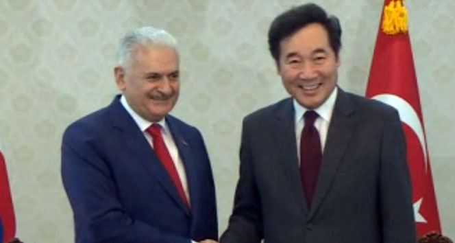 Yıldırım, Güney Kore Başbakanı Lee ile görüştü