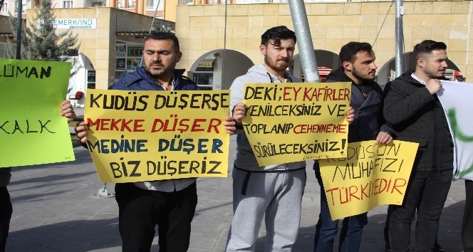Çankırılı gençlerden ABD’ye tepki