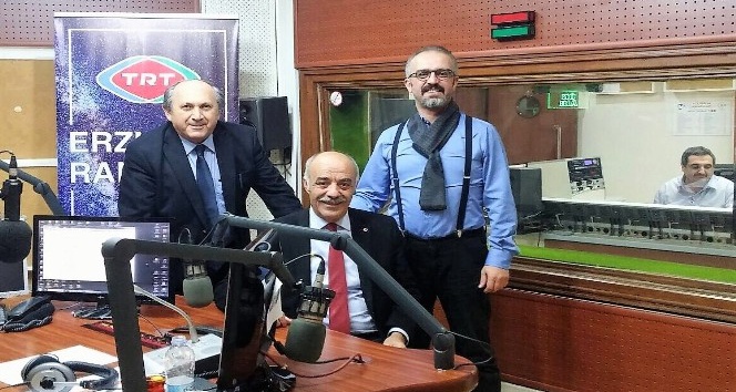 Yücelik, TRT Erzurum Radyosu’na konuk oldu