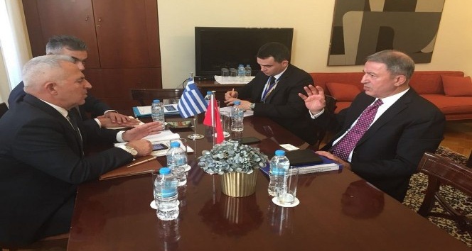Genelkurmay Başkanı Orgeneral Akar, Yunan mevkidaşıyla görüştü