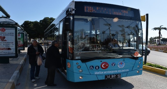 Mersin’de 2017 yılında 22.5 milyon kişi beledi otobüsünü kullandı