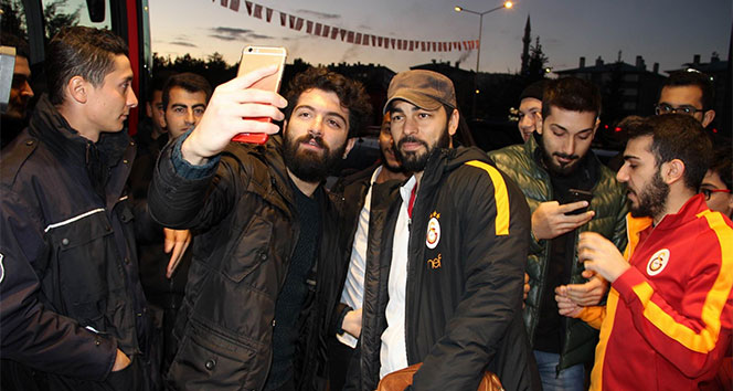 Galatasaray kafilesi Sivas&#039;a geldi