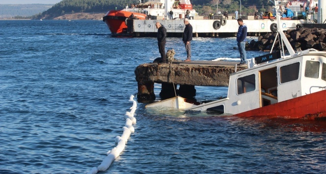 Lodos tekne batırdı