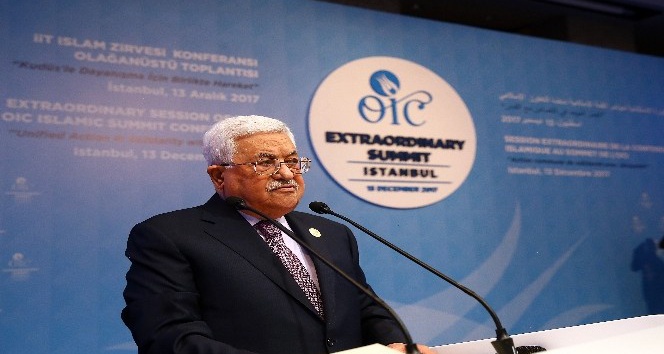 Filistin Devlet Başkanı Abbas: “Bizler barış için uğraşırken, bir anda bize yüzyılın tokadını vurdular”