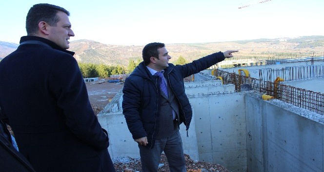 Ürkmezer, Safranbolu isale hattı ve arıtma tesisi inşaatını inceledi