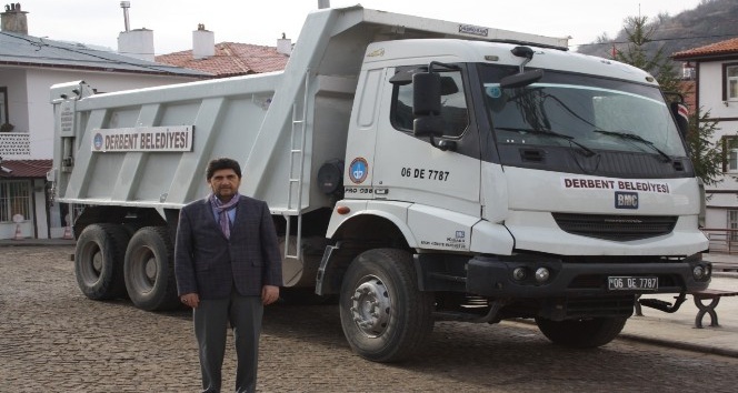 Derbent’e Keçiören Belediyesinden kamyon desteği