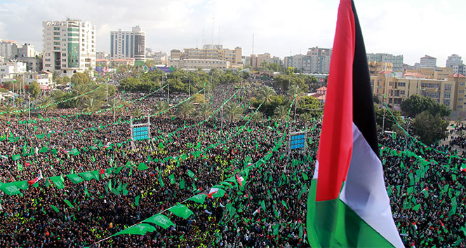 Hamas, 30. kuruluş yıl dönümünü kutladı