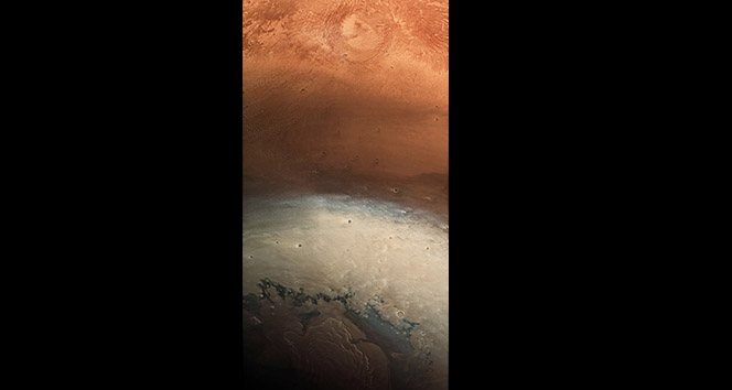 ESA, Mars&#039;ın &#039;tersten&#039; görüntüsünü çekti