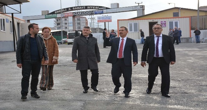 Kdz Ereğli Belediyesi 1.sınıf atık getirme merkezi faaliyette
