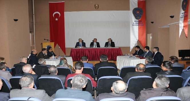 Burdur’da huzur toplantısı gerçekleştirildi