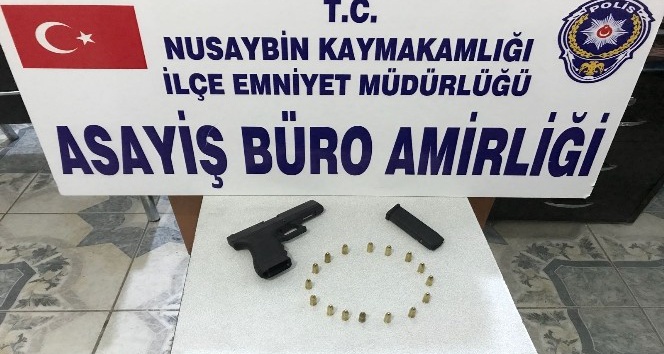 Mardin’de biri ‘Glock’ marka 2 silah ele geçirildi