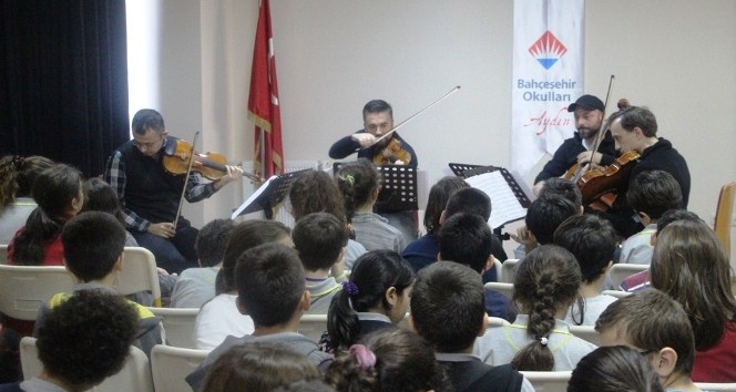 Aydın Bahçeşehir Koleji, Borusan Quartet’i ağırladı