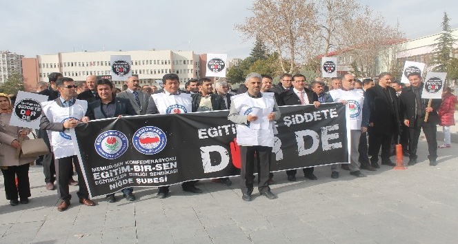 İzmir’de Okul Müdürünün Öldürülmesine Niğde’den tepki