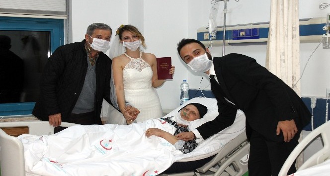 Hastane odasında nikah