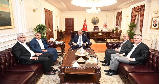 Büro Memur-Sen Başkanı, Adalet Bakanı Gül ile görüştü