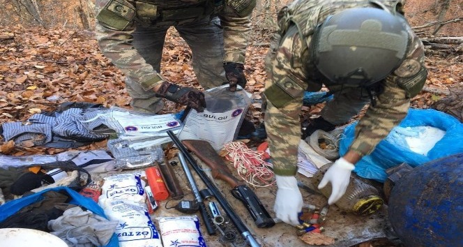 Amanoslarda PKK’nın sığınak ve erzak deposu bulundu