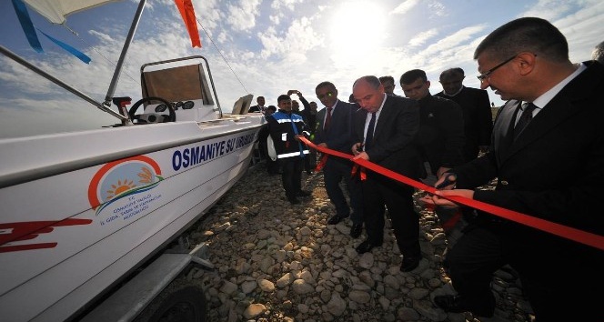 Osmaniye Su Ürünleri Kontrol Teknesi hizmete başladı