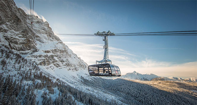 Almanya'da, rekorlar kıran teleferik hizmete açıldı
