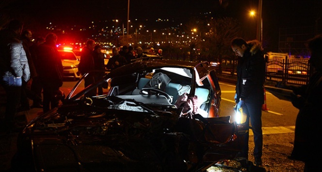 Giresun’da ‘dur’ ihtarına uymayan şüpheli araç kaza yaptı: 2 yaralı