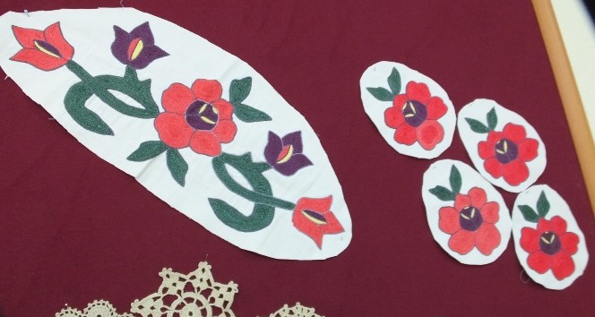 Kadınlar 90 yıllık nakış örneklerini gün ışığına çıkardılar